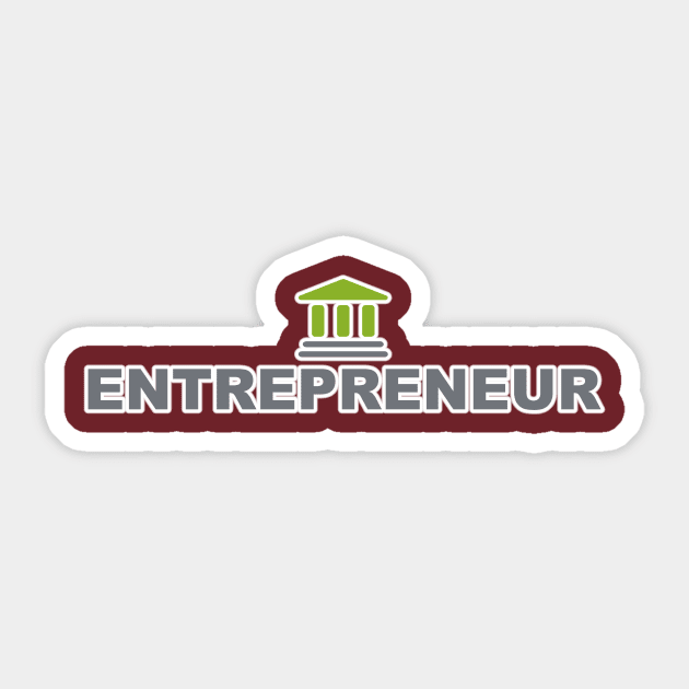 Entrepreneur Capitalist Business Bank Money Hustle Sticker by Grassroots Green